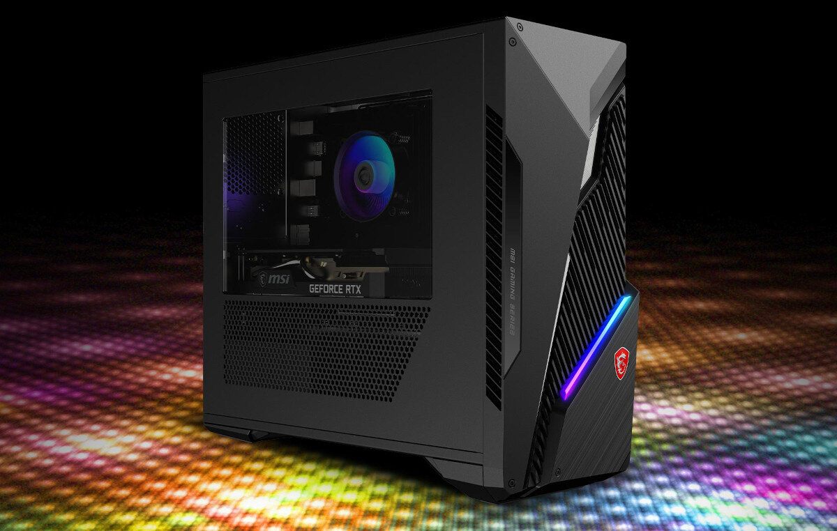 Komputer MSI MAG Infinite S3 13TC-660XPL podświetlenie efekty LED kolory