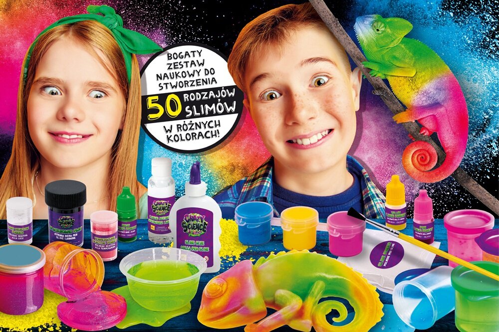 Zestaw kreatywny LISCIANI Crazy Science Slime Kameleon 304-PL89246 kv początek opisu