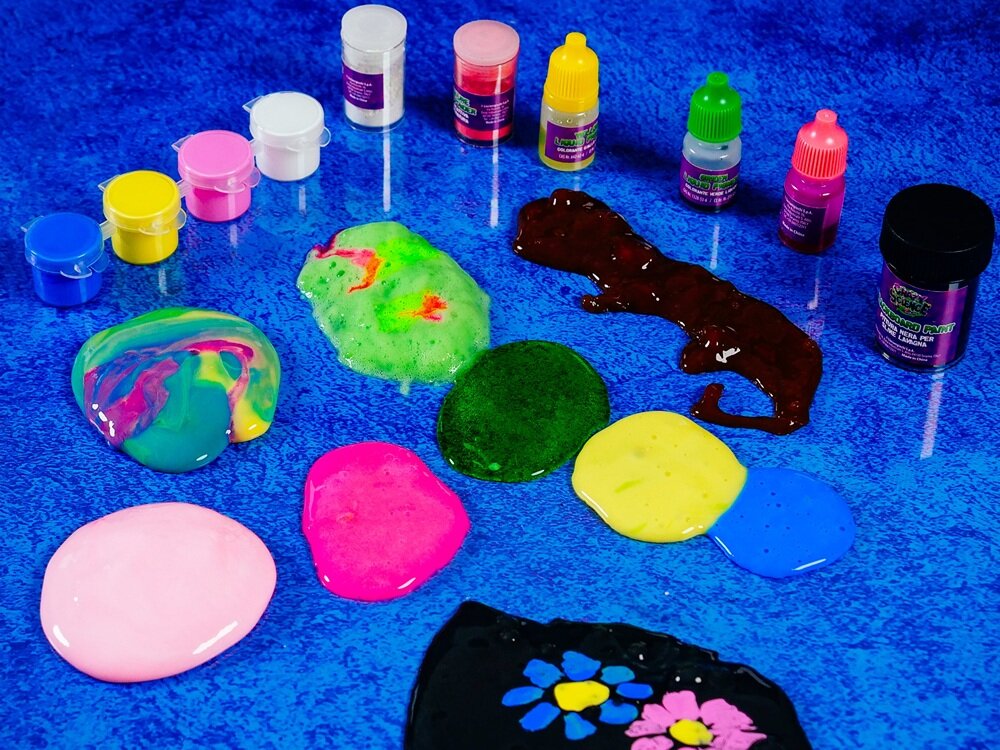 Zestaw kreatywny LISCIANI Crazy Science Slime Kameleon 304-PL89246 inspiracja do poznawania świata, samodzielne przeprowadzanie eksperymentów, rozwój i odkrywanie