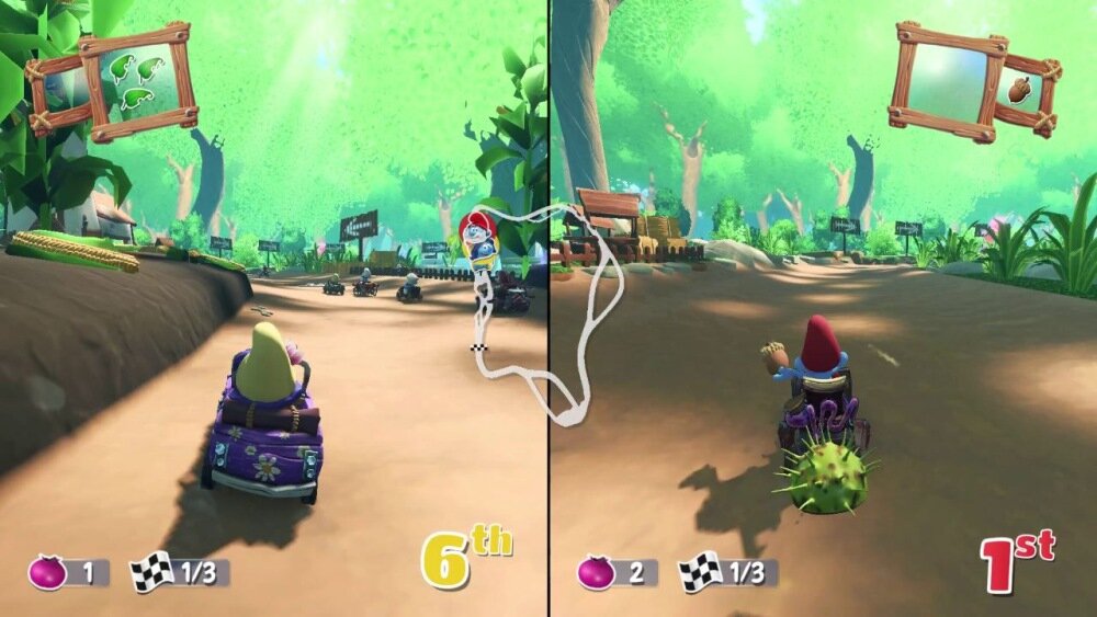 Smerfy Kart Gra rodzina gra smerf przyjaciele znajomi cechy gry trasy smerfy wyścig