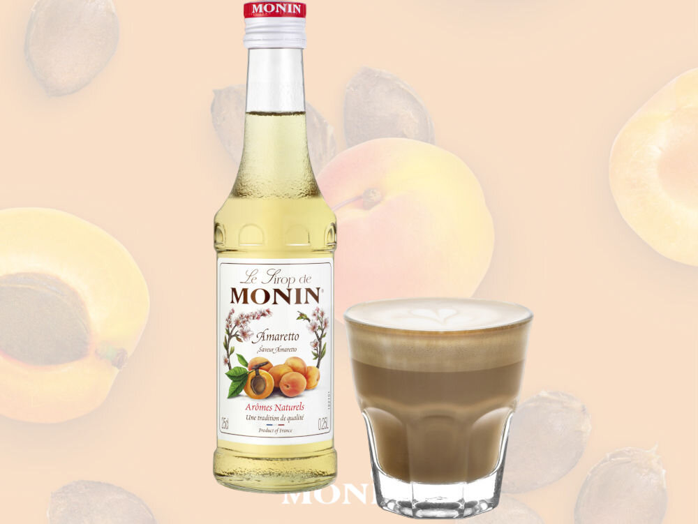 Syrop do kawy MONIN Amaretto 250 ml migdały morela
