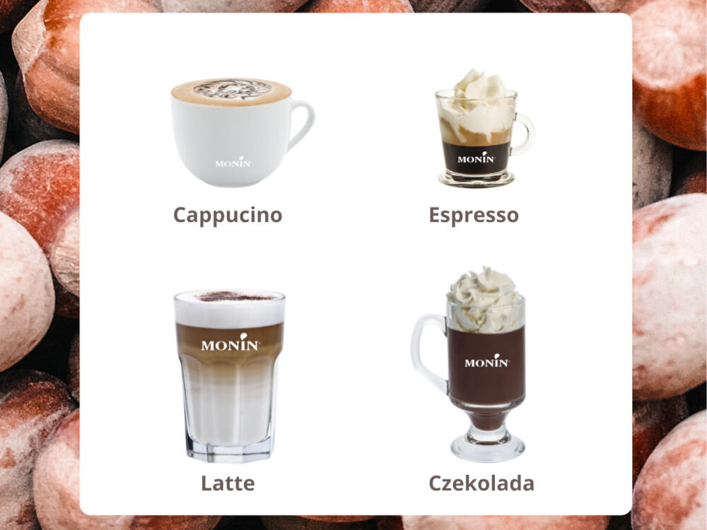 Syrop do kawy MONIN Orzech laskowy 250 ml napoje desery wypieki