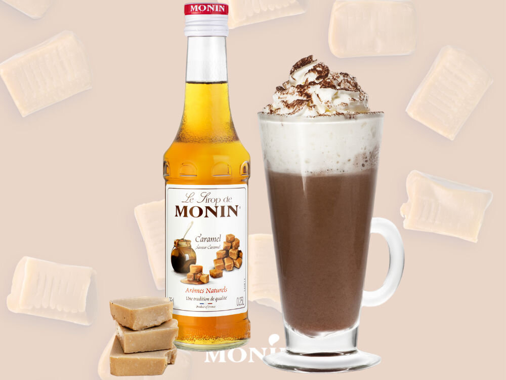 Syrop do kawy MONIN Bezcukrowy Karmel 700 ml smak słodzik