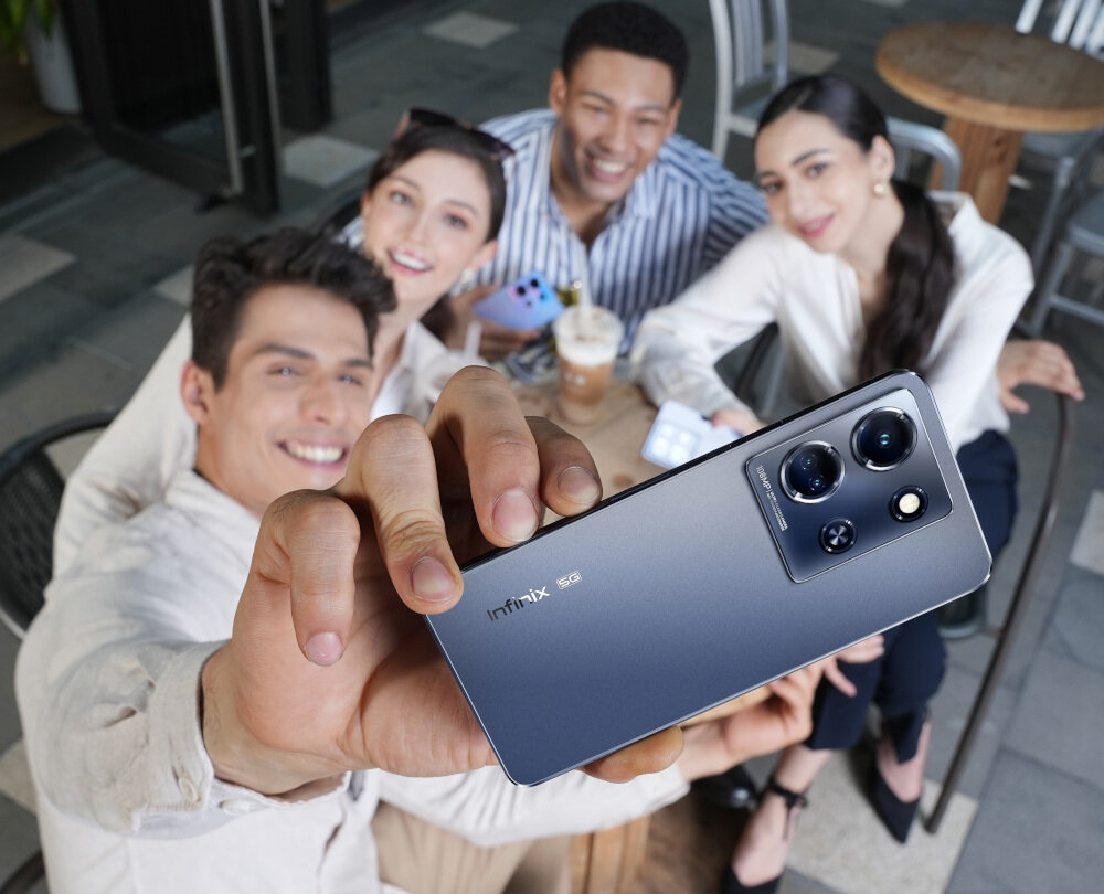 Smartfon Infinix NOTE 30 5G ekran bateria aparat procesor ram pamięć pojemność rozdzielczość zdjęcia filmy opis dane cechy blokady system łączność wifi bluetooth obudowa szkło odporność porty muzyka transfer sieć przekątna matryca waga czujniki oled amoled ips