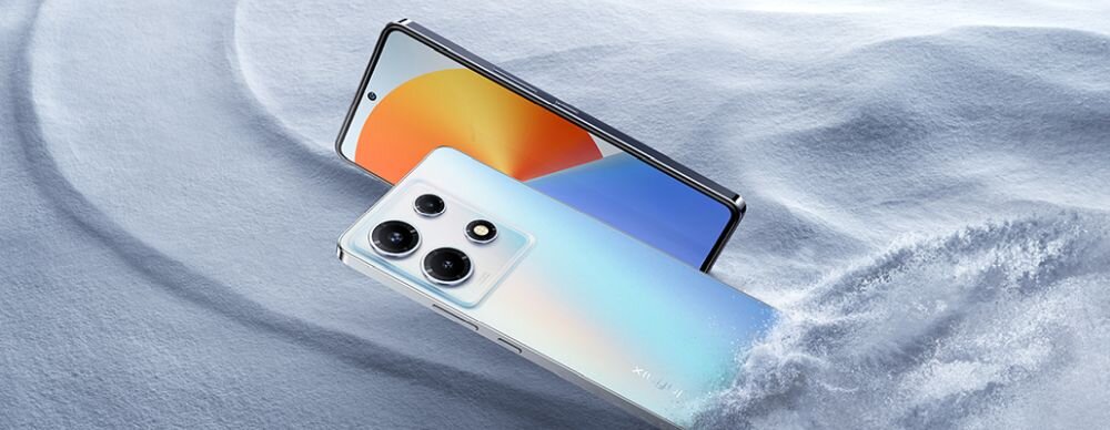 Smartfon INFINIX Note 30 VIP   ekran bateria aparat procesor ram pamięć pojemność rozdzielczość zdjęcia filmy opis dane cechy blokady system łączność wifi bluetooth obudowa szkło odporność porty muzyka transfer sieć przekątna matryca waga czujniki oled amoled ips