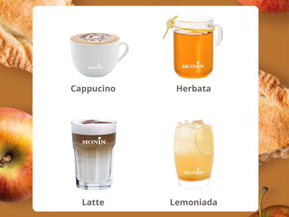 Syrop do herbaty MONIN Szarlotka 700 ml pomysły inspiracje
