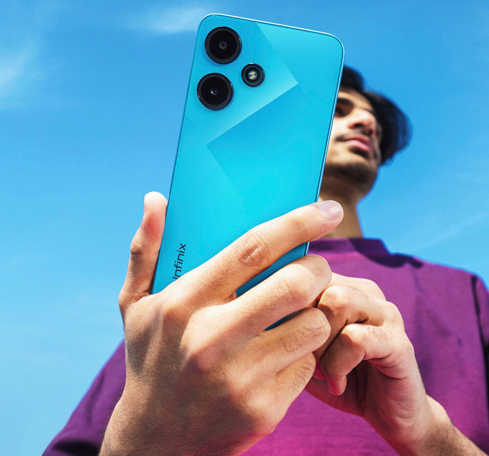 Smartfon Infinix HOT 30I ekran bateria aparat procesor ram pamięć pojemność rozdzielczość zdjęcia filmy opis dane cechy blokady system łączność wifi bluetooth obudowa szkło odporność porty muzyka transfer sieć przekątna matryca waga czujniki oled amoled ips