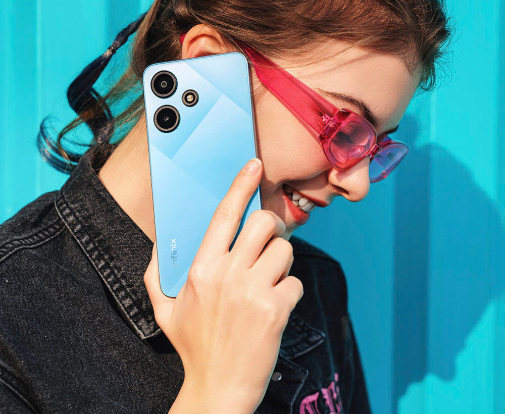 Smartfon Infinix HOT 30I ekran bateria aparat procesor ram pamięć pojemność rozdzielczość zdjęcia filmy opis dane cechy blokady system łączność wifi bluetooth obudowa szkło odporność porty muzyka transfer sieć przekątna matryca waga czujniki oled amoled ips