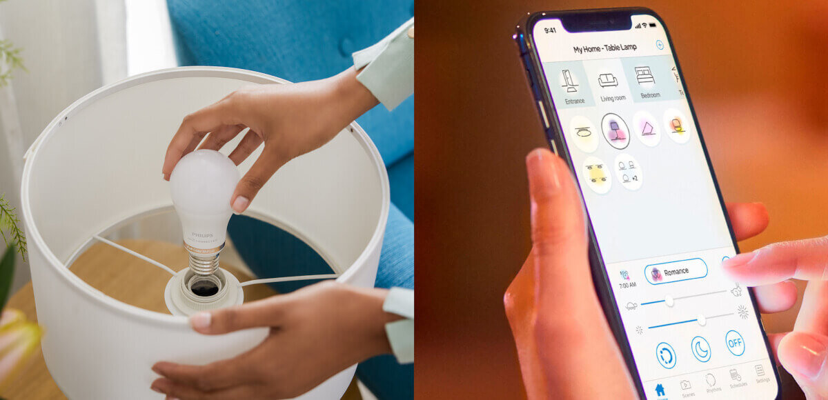 Inteligentna żarówka LED PHILIPS 9290024487A Smart LED aplikacji, głosu Google Assistant Amazon Alexa pilota WiZ włączników światła
