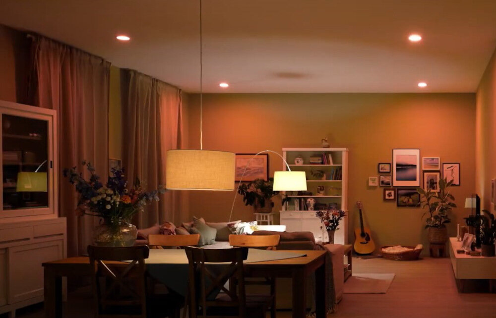 Inteligentna żarówka LED PHILIPS WFB 922-65 RGB 1PF 6 4.7W GU10 Wi-Fi paleta milionów barw temperatura barwowa 2200-4500K