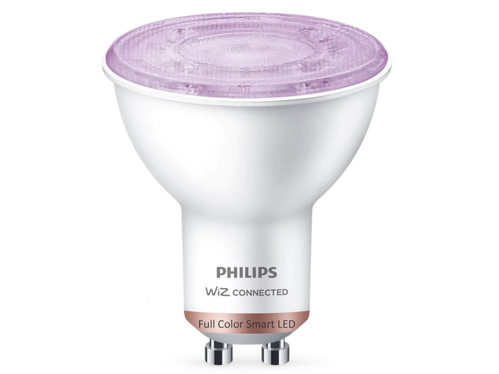 Inteligentna żarówka LED PHILIPS WFB 922-65 RGB 1PF 6 4.7W GU10 Wi-Fi czas pracy do 15000 godzin energooszczędna zużycie energii do 5 kWh/1000 czas nagrzewania 0,5 sekundy trzonek GU10