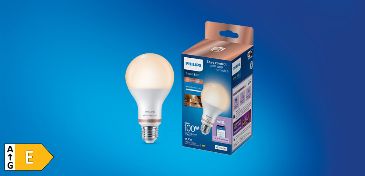 Inteligentna żarówka LED PHILIPS WFB 927-65 E27 A67 13 W 100 W 1521 lm 2700-6500 K