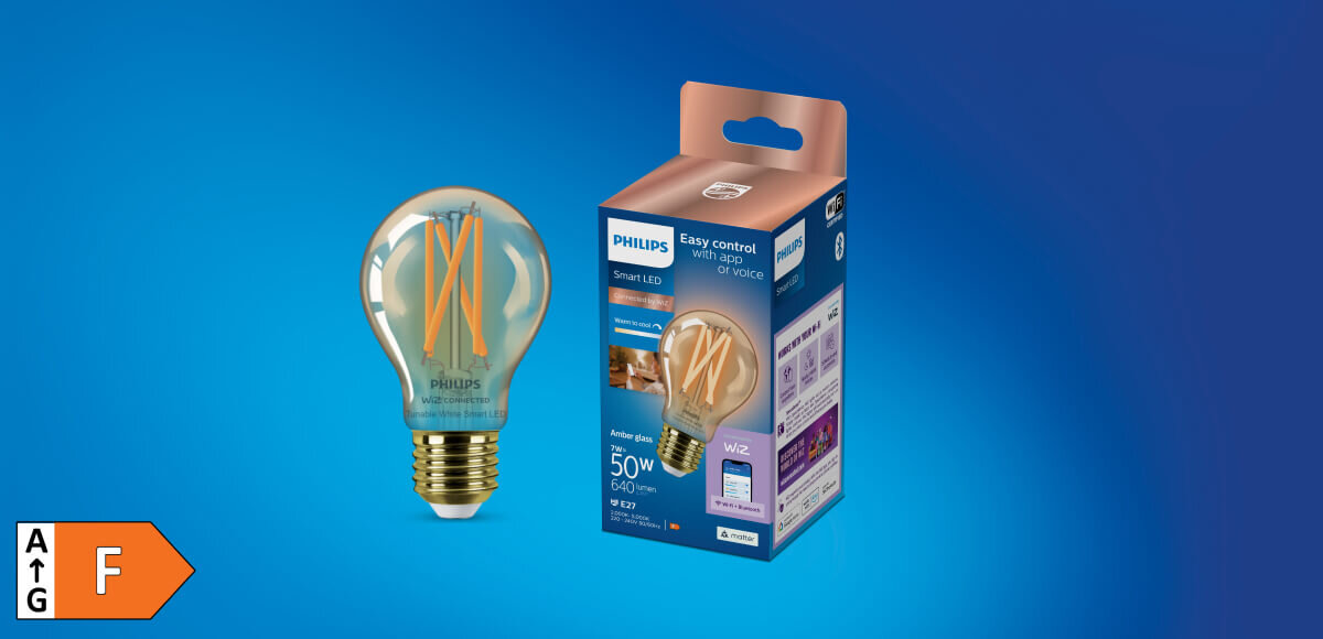 Inteligentna żarówka LED PHILIPS WFB 920-50 E27 G95 7 W 50 W 806 lm 2700-6500 K
