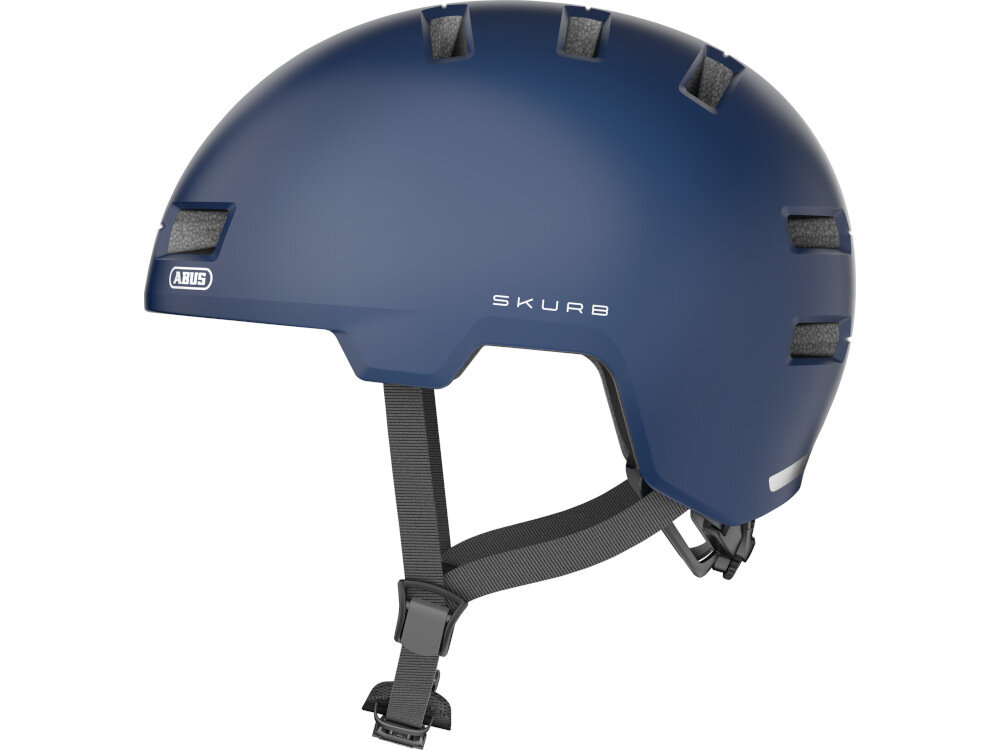 Kask rowerowy ABUS Skurb Ciemnoniebieski (rozmiar M) dla osób dorosłych bezpieczeństwo komfort