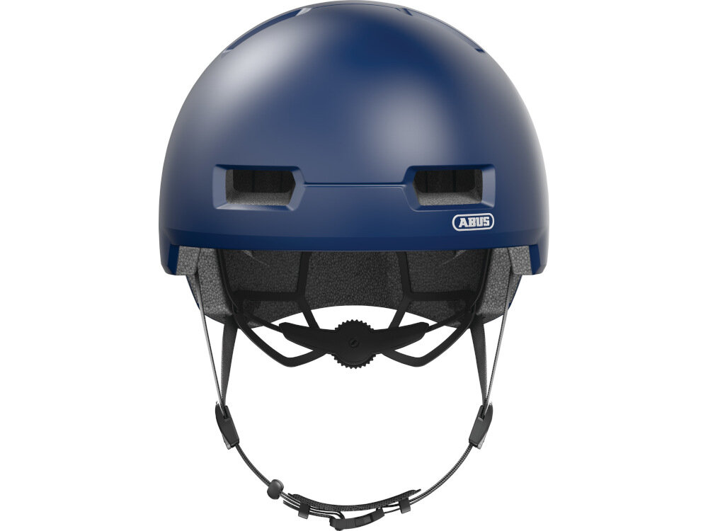 Kask rowerowy ABUS Skurb Ciemnoniebieski (rozmiar M) wysoka jakość wykonania ponadczasowa kolorystyka ciemnoniebieski kolor do jazdy narowerze rolkach hulajnodze deskorolce systm ZOOM Ace