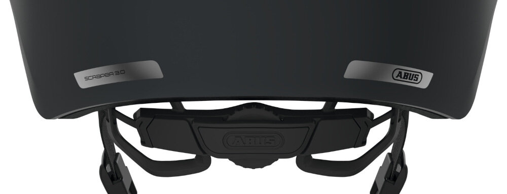 Kask rowerowy ABUS Scraper 3.0 Ciemnoszary (rozmiar M) odblaski