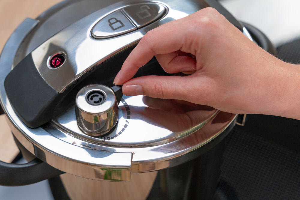 Szybkowar GÖTZE & JENSEN PCP600 regulacja ciśnienie zawór okienko