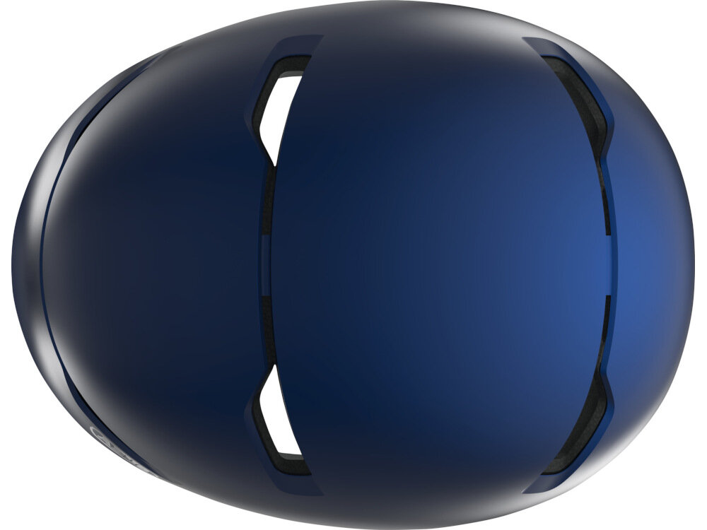 Kask rowerowy ABUS Scraper 3.0 Ciemnoniebieski (rozmiar L) technologia Forced Air Colling system wentylacyjny utrzymanie odpowiedniej temperatury pod kaskiem 4 wloty 4 wyloty powietrza miękka pianka styropian EPS