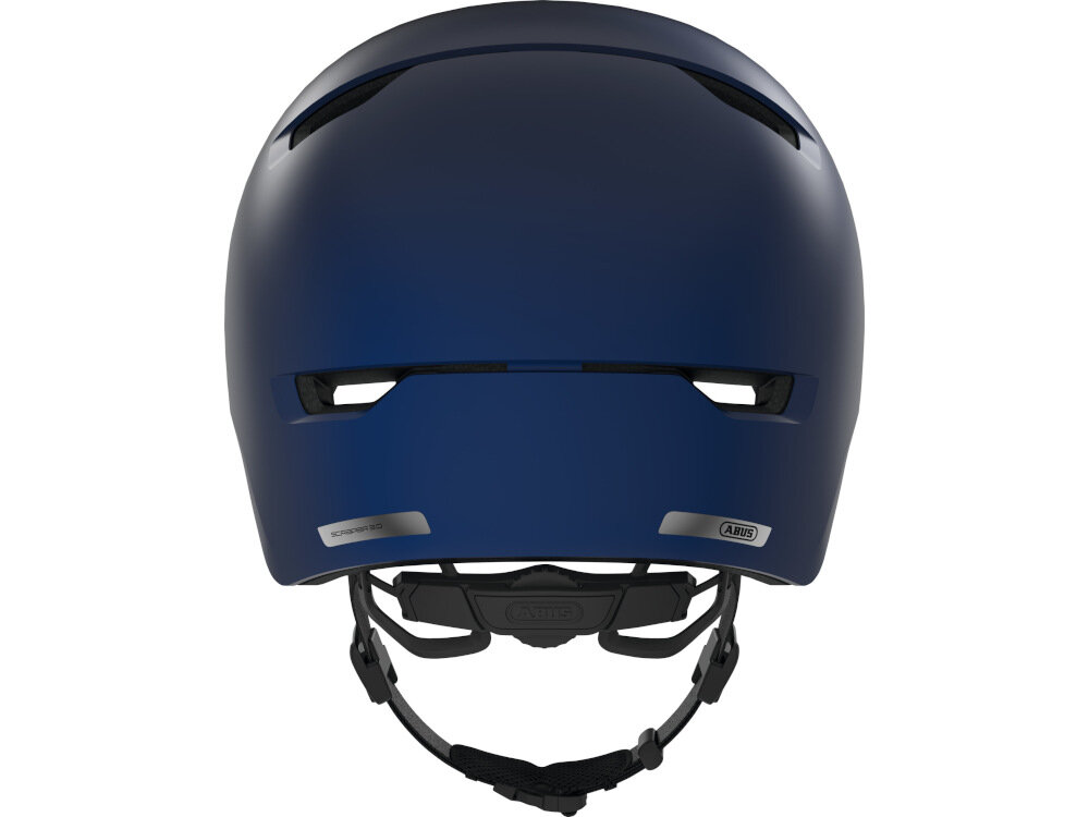 Kask rowerowy ABUS Scraper 3.0 Ciemnoniebieski (rozmiar L) regulacja rozmiaru za pomoca półpierścienia w zakresie 57-62 cm