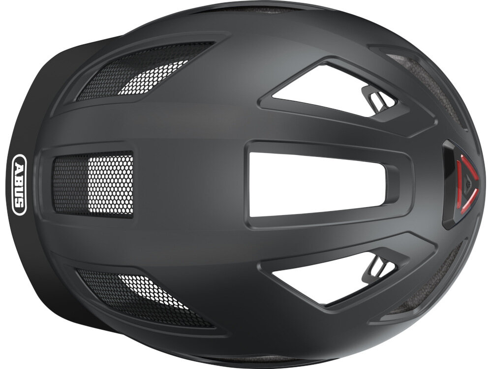 Kask rowerowy ABUS Hyban 2.0 Czarny Miejski (rozmiar M) 13 otworów wentylacyjnych bardzo dobra cyrkulacja i wentylacja miękka pianka styropian EPS bardzo wygodny nie powoduje ucisku
