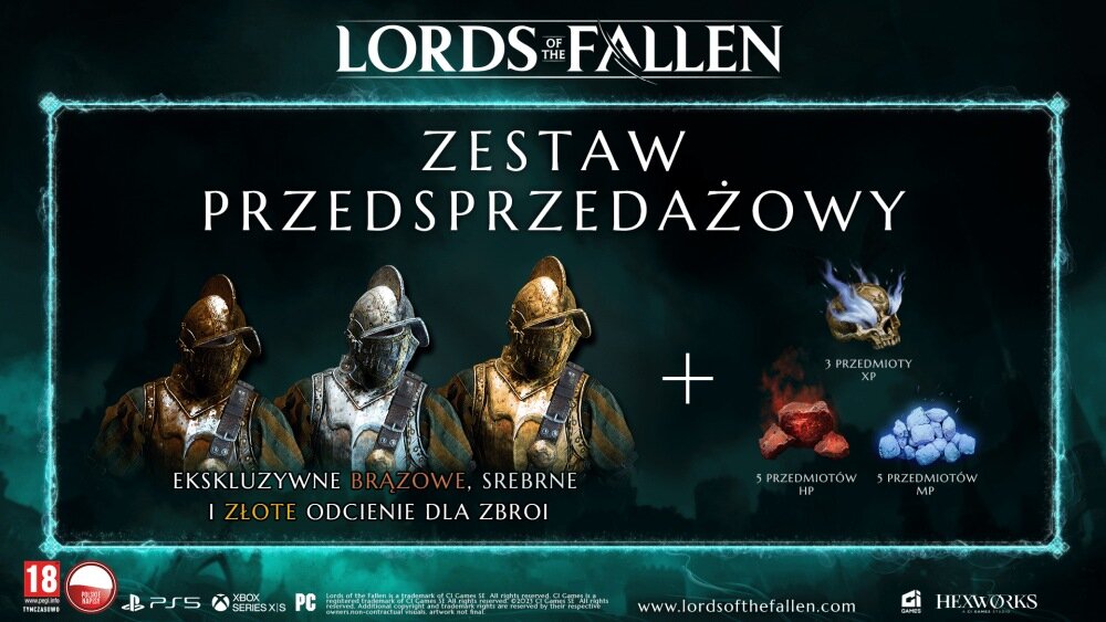 Lords of the Fallen przygoda RPG edycja standardowa krainy legenda walka siły tryby online moc latarnia
