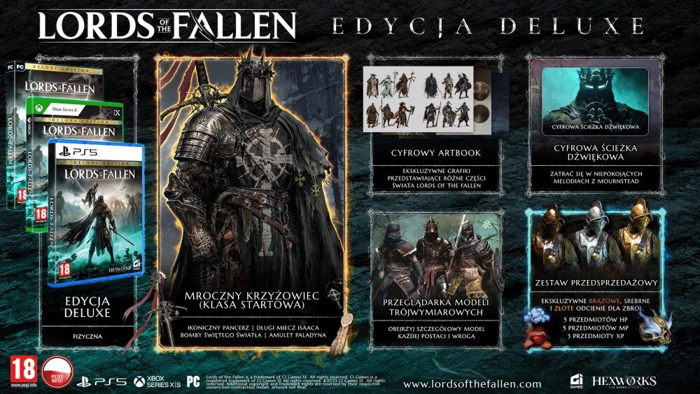 Lords of the Fallen przygoda RPG edycja standardowa krainy legenda walka siły tryby online moc latarnia