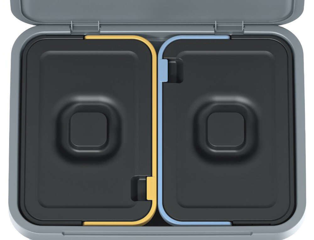 Kosz na śmieci KEDEN Systema NKS30W2-429U 2 x 10L Szary zdejmowana podstawka personalizacja kolor rozmiar