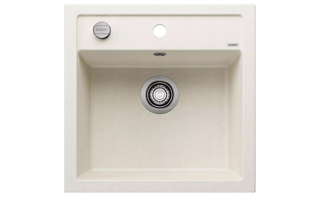 BLANCO Dalago 45 527059 zlewozmywak komora blat kuchnia silgranit odporność zarysowania niska wysoka temperatura automatyczny korek otwór odpływ woda
