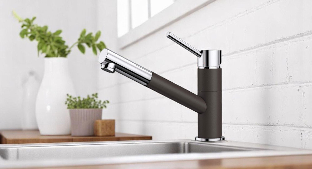 BATERIA KUCHENNA BLANCO Kano-S 526953 delikatny biały trwały estetyczny Silgranit odporny na temperatury łatwe czyszczenie