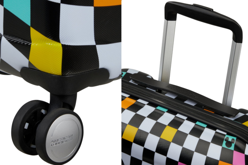 Walizka AMERICAN TOURISTER Disney Mickey Mouse 55 cm Wielokolorowy zabawa podróż dziecko dorosły materiały wytrzymałość wnętrze
