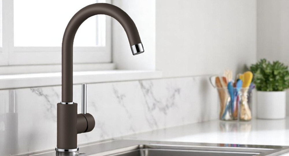 BATERIA KUCHENNA BLANCO Mida 526965 obrotowa wylewka kolor czarny