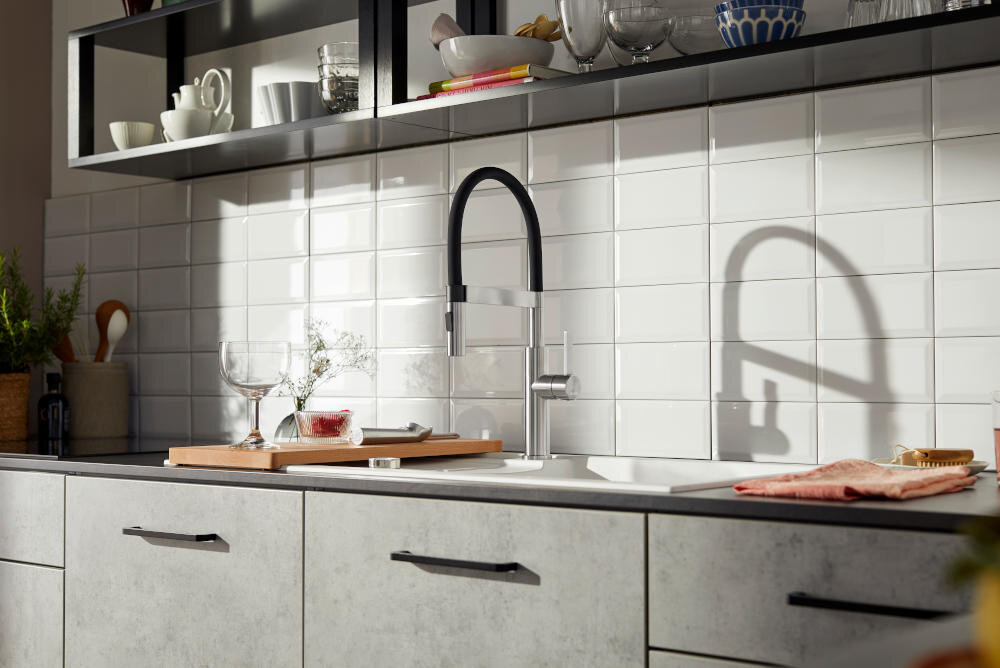 BLANCO Sonea-S Flexo 526616 wygląd bateria funkcjonalność zawór zwrotny cofanie woda przełącznik strumień