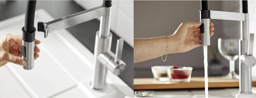 BLANCO Sonea-S Flexo 526616 wylewka bateria obrotowa płynne ruchy swoboda działania elastyczność użytkowanie