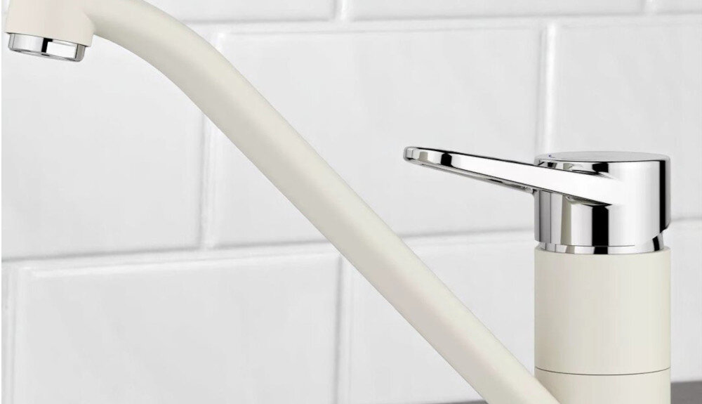 BATERIA KUCHENNA BLANCO Wega II 526980 Delikatny biały Obrotowa wylewka o 190° większy komfort pracy  swoboda ruchu