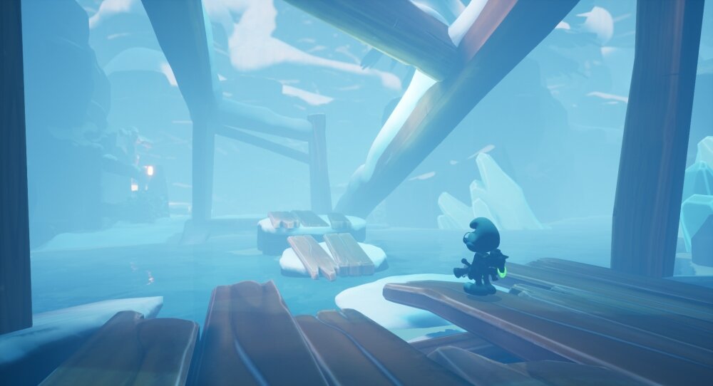 Smerfy 2 - Więzień Zielonego Kamienia Gra NINTENDO SWITCH kamień uścisk drużyna składnik pracuś drużyna przeklęta kraina wioska ocalenie teleporty 