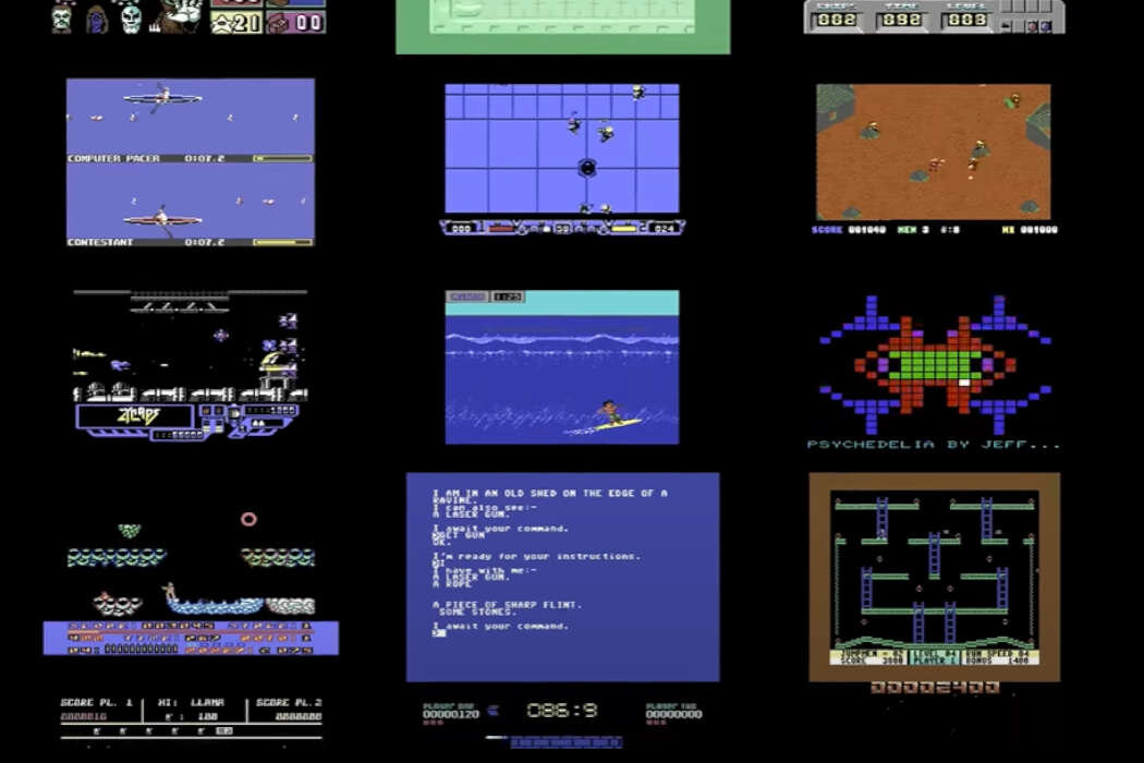 Konsola COMMODORE C64 Mini gry zabawa nostalgia przesłość gaming retro