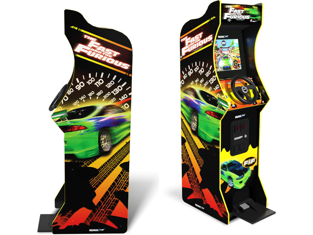 Konsola ARCADE1UP Szybcy i Wściekli SB7681 wymiary wielkość wygląd obudowa