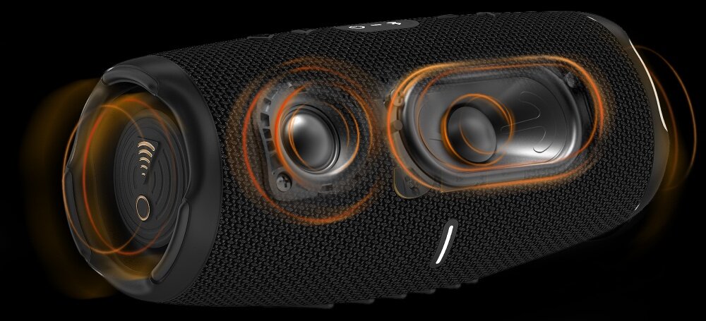 Głośnik JBL Boombox 5 WiFi mobilność bas moc strumieniowanie czas pracy czas działania ładowanie odporność zabezpieczenie