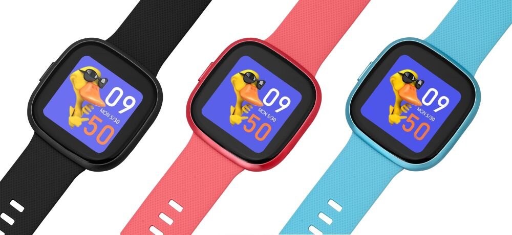 Smartwatch GARETT Kids Fit ekran bateria czujniki zdrowie sport pasek ładowanie pojemność rozdzielczość łączność sterowanie krew puls rozmowy smartfon aplikacja