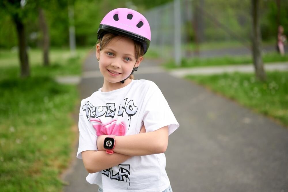 Smartwatch GARETT Kids Fit ekran bateria czujniki zdrowie sport pasek ładowanie pojemność rozdzielczość łączność sterowanie krew puls rozmowy smartfon aplikacja