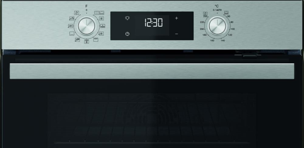 WHIRLPOOL OMR58HU1X panel sterowanie pieczenie funkcje pokrętło programator praca elektryczny