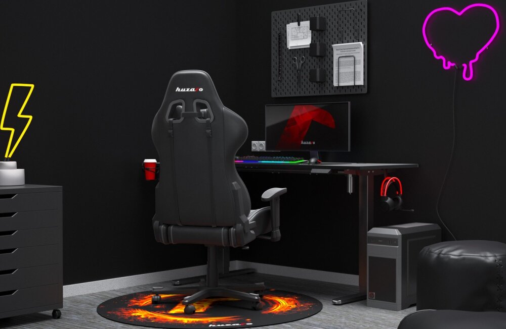 Biurko HUZARO Hero 9.1 lewo prawostronne regulacja wysokość blat panel sterowania port USB-A USB-C ergonomia pierwsze miejsce silnik trwały blat szerokość