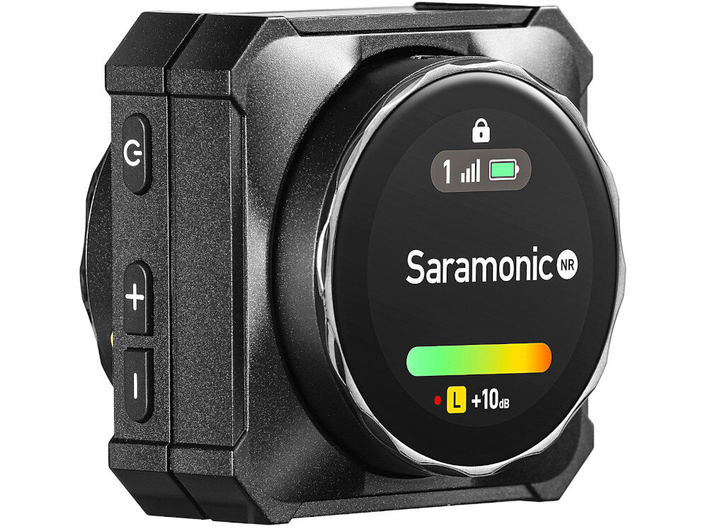 System bezprzewodowy SARAMONIC BlinkMe B2 magnes z klipsem System mocowania mikrofon krawatowy odbiornik na statywie czy aparacie adapterowi z gwintem 1/4 zimną stopką