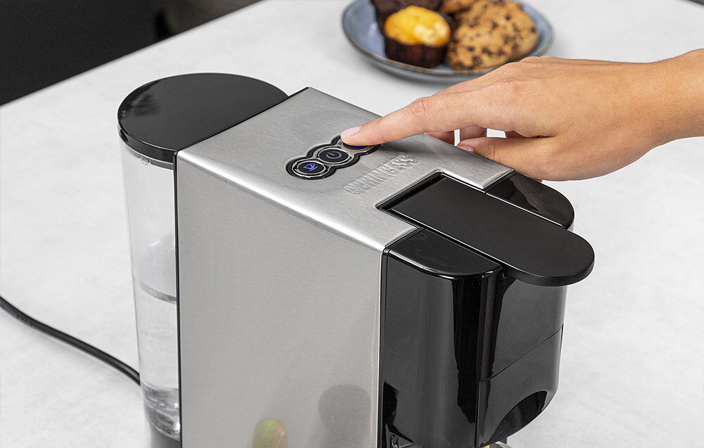 Ekspres PRINCESS 249450 wygodne sterowanie lampka kontrolna wygoda uzytkowanie