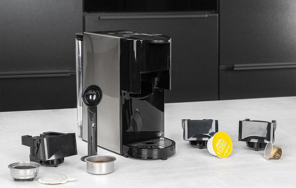 Ekspres PRINCESS 249450 wykonanie Kolor czarny kolorystyka elegancki wyglad stylowy