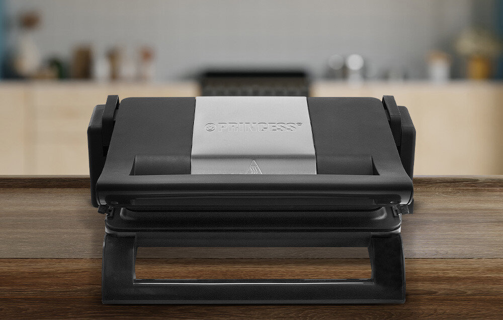 Opiekacz Princess 4 w 1 Bezpieczeństwo uzytkowanie lampka kontrola wskaznik temperatury antyposlizgowe stopy