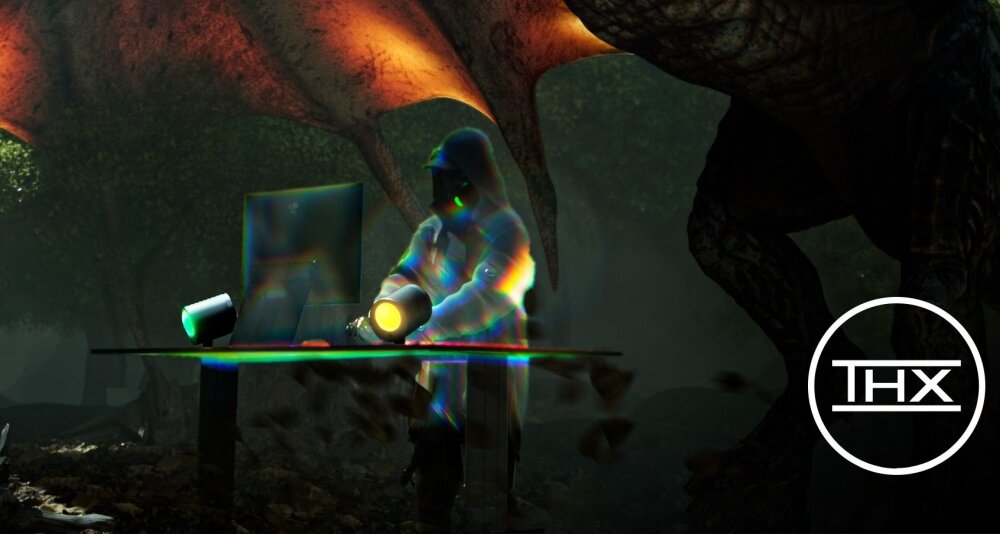 Głośniki RAZER Nommo V2 efekty podświetlenie dźwięk brzmienie moc głośniki bezprzewodowe audio  thx spatial audio chroma rgb użytkowanie warunki 