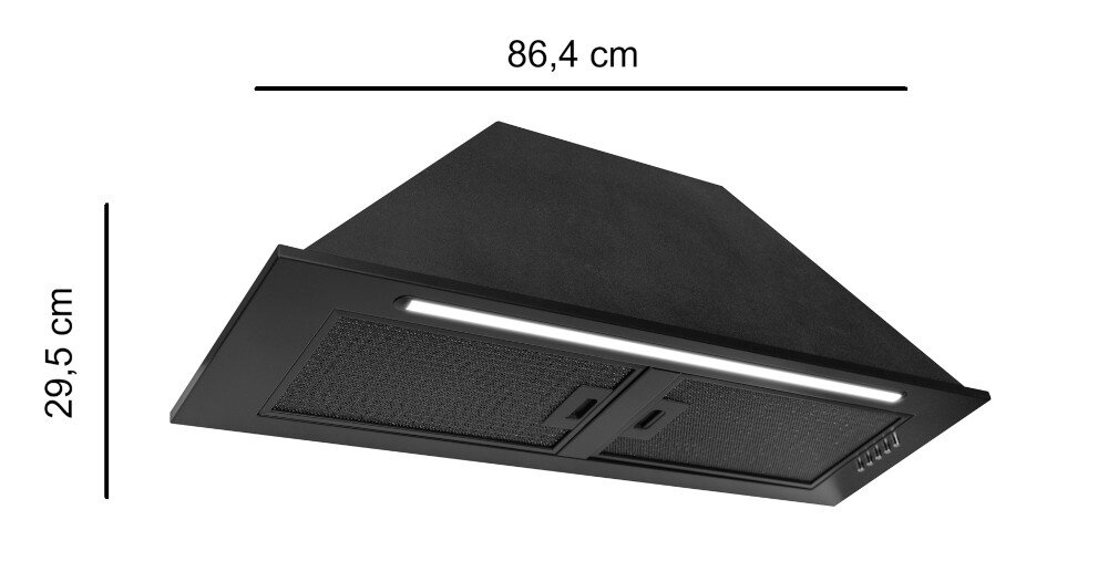 TOFLESZ Linea Bravo tradycyjne wzornictwo konstrukcja okap szerokość turbina wydajność