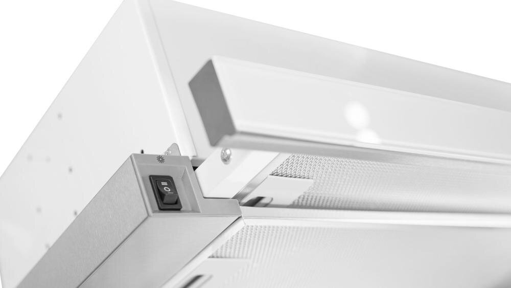 TOFLESZ Vega Glass okap regulacja prędkość skokowa gotowanie pochłanianie opary zapachy oświetlenie led