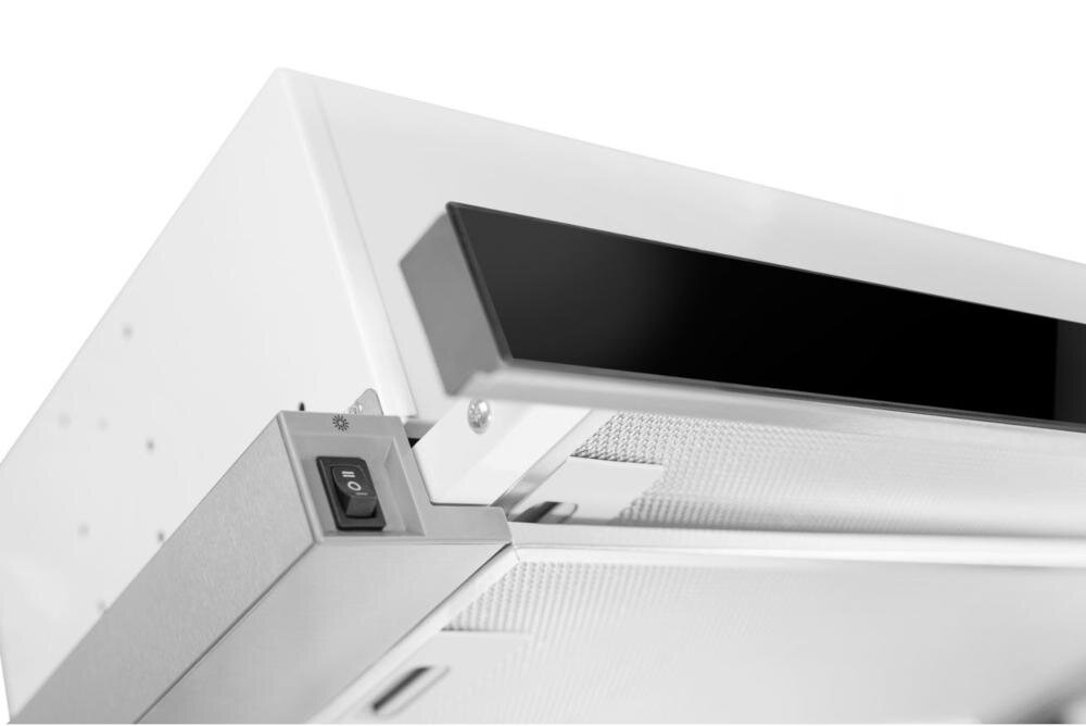 TOFLESZ Vega Glass okap regulacja prędkość skokowa gotowanie pochłanianie opary zapachy oświetlenie led